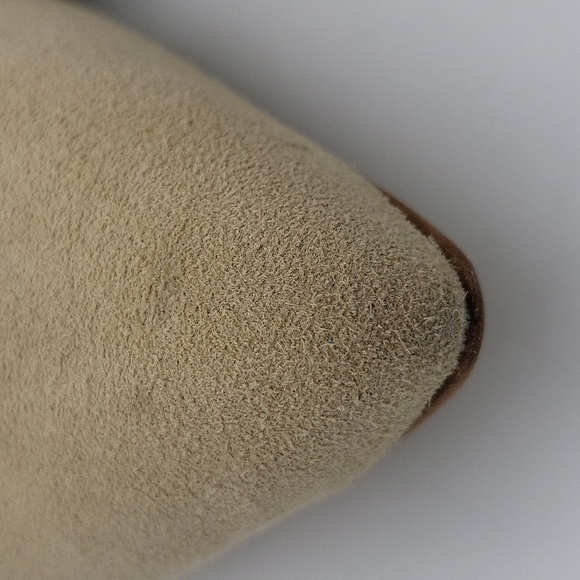 566- Salone Monet Anita Nude Suede Heels Women’s Size 11M NWT w/ Box - Picture 13 of 16